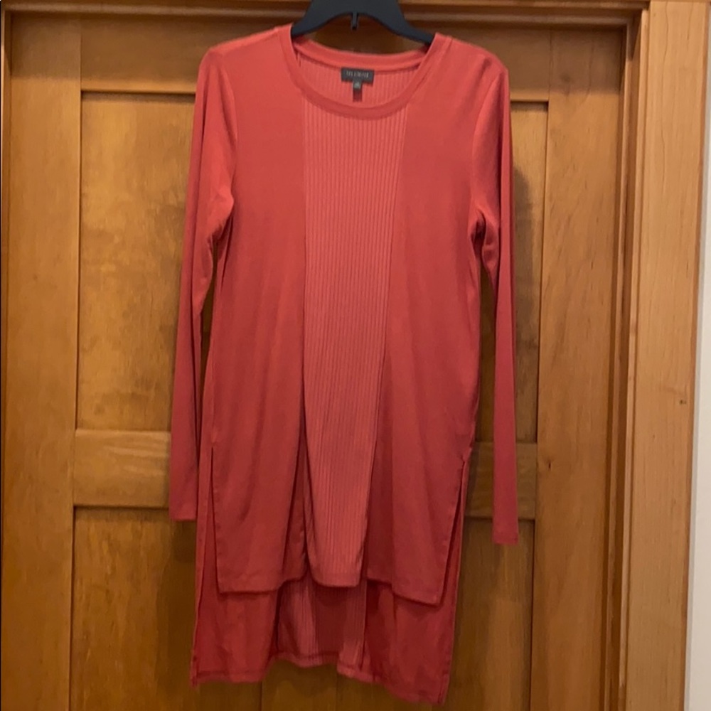 High-low tunic top